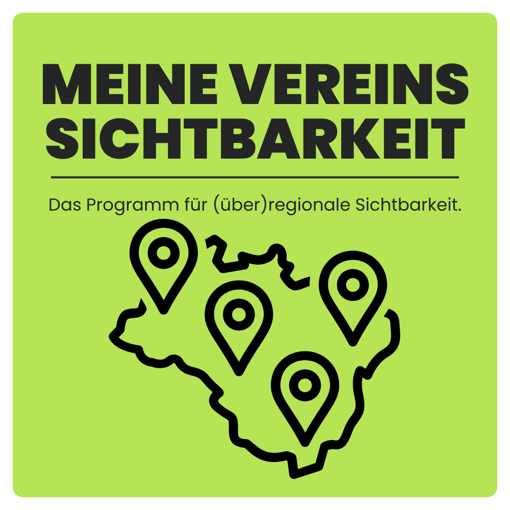 Logo für Social-Media-Management mit Smartphone und Kommunikationssymbolen auf grünem Hintergrund.